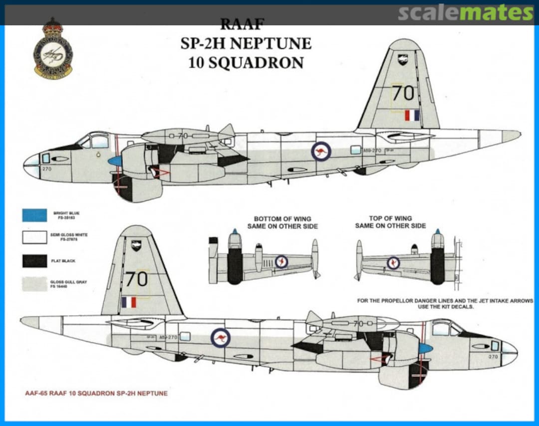 Boxart Lockheed SP-2H Neptune 10 SQN AAF-065 Hawkeye Models Boxart Lockheed SP-2H Neptune 10 SQN AAF-065 Hawkeye Models