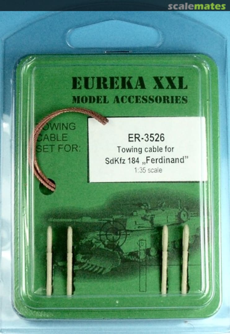 Boxart Towing Cable for SdKfz 184 "Ferdinand" ER-3526 Eureka XXL Boxart Towing Cable for SdKfz 184 "Ferdinand" ER-3526 Eureka XXL