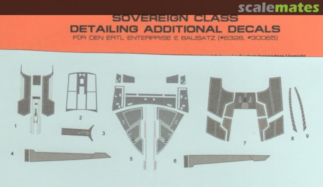Boxart Sovereign Class Detailing Additional Decals Garage Kit Boxart Sovereign Class Detailing Additional Decals Garage Kit