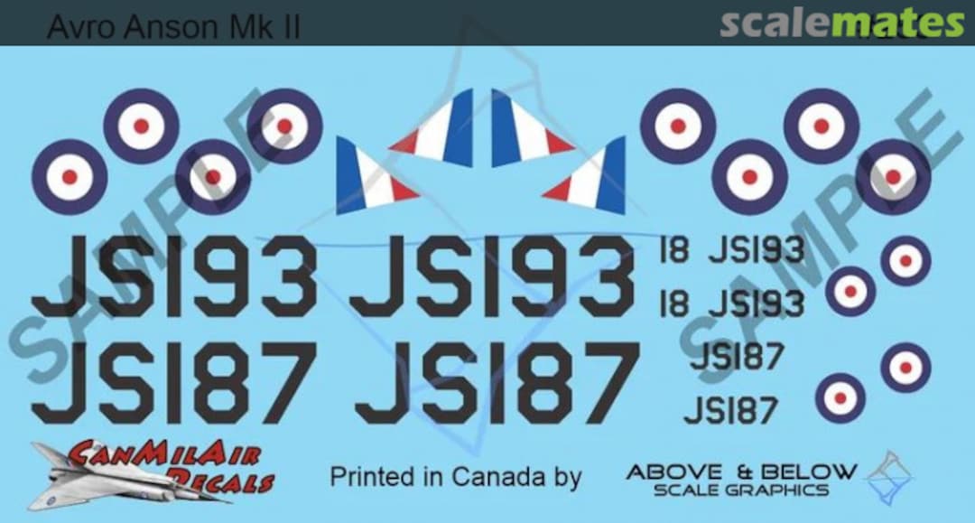 Boxart Avro Anson Mk.II 253 Above & Below Graphics Boxart Avro Anson Mk.II 253 Above & Below Graphics