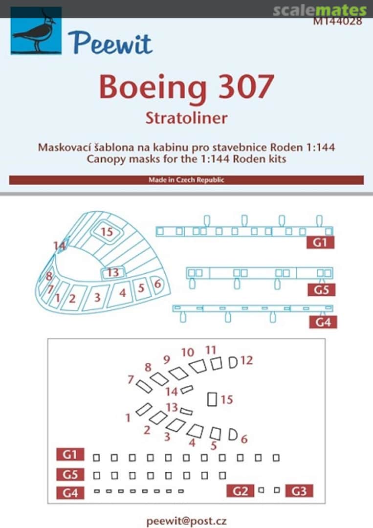 Boxart Boeing 307 Stratoliner M144028 Peewit Boxart Boeing 307 Stratoliner M144028 Peewit