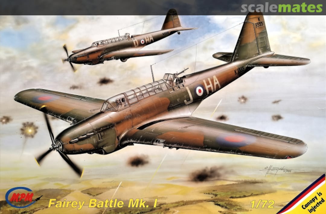 Boxart Fairey Battle Mk. I 72090 MPM Production Boxart Fairey Battle Mk. I 72090 MPM Production