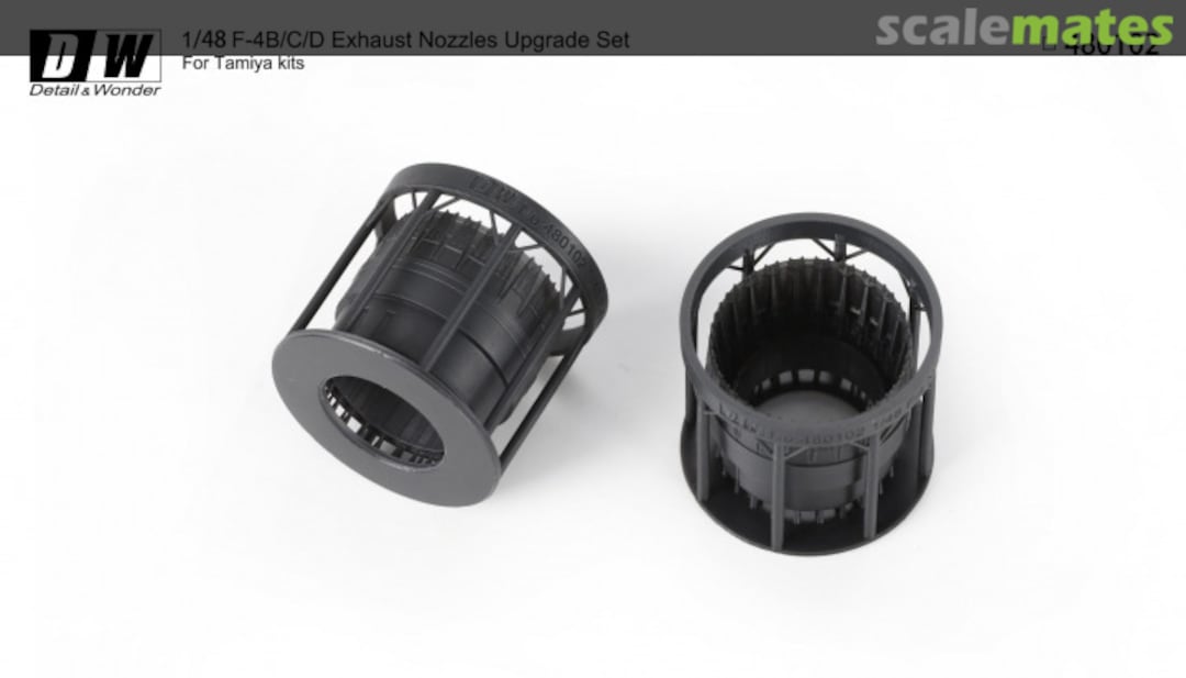 Contents F-4B/C/D Exhaust Nozzles Upgrade Set 480102 Detail & Wonder Studio Contents F-4B/C/D Exhaust Nozzles Upgrade Set 480102 Detail & Wonder Studio