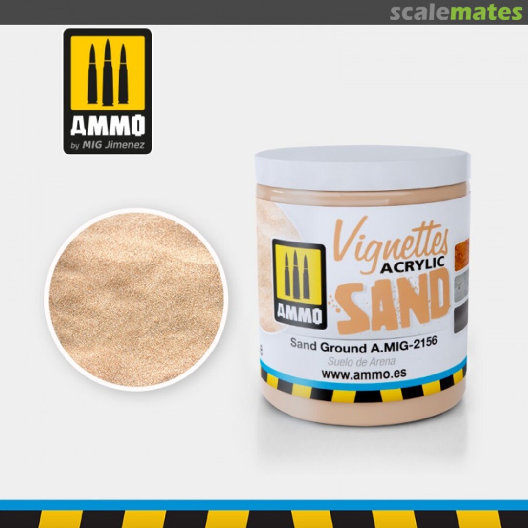 Boxart Sand Ground A.MIG-2156 Ammo by Mig Jimenez Boxart Sand Ground A.MIG-2156 Ammo by Mig Jimenez