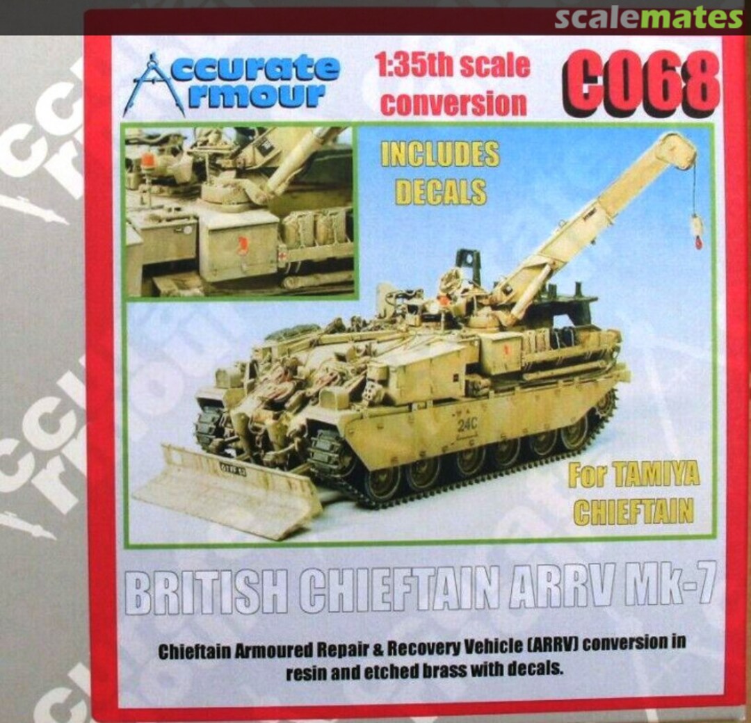 Boxart Chieftain ARRV Mk-7 C068 Accurate Armour Boxart Chieftain ARRV Mk-7 C068 Accurate Armour