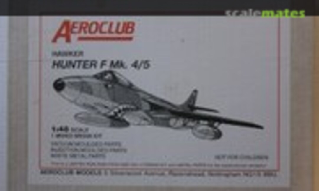 Hawker Hunter F.4 (Aeroclub K420)