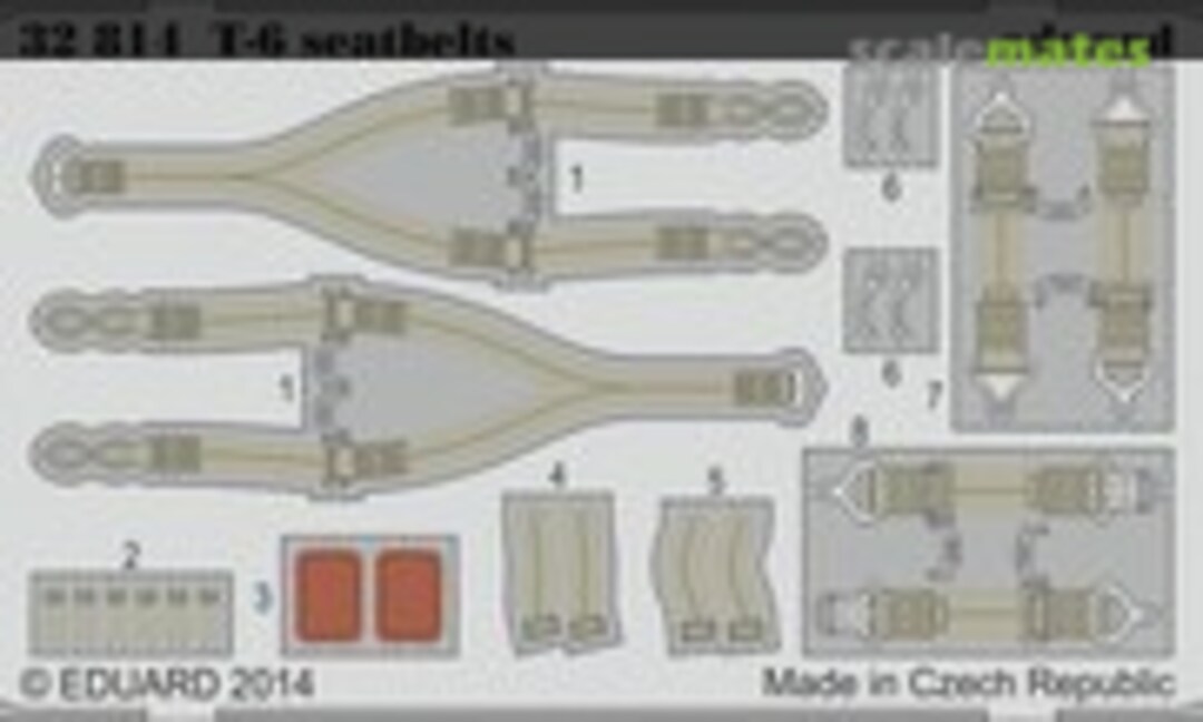1:32 T-6 seatbelts (Eduard 32814)