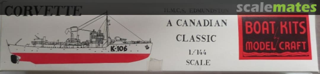 Boxart Corvette - H.M.C.S. Edmundston Model Craft Hobbies Boxart Corvette - H.M.C.S. Edmundston Model Craft Hobbies