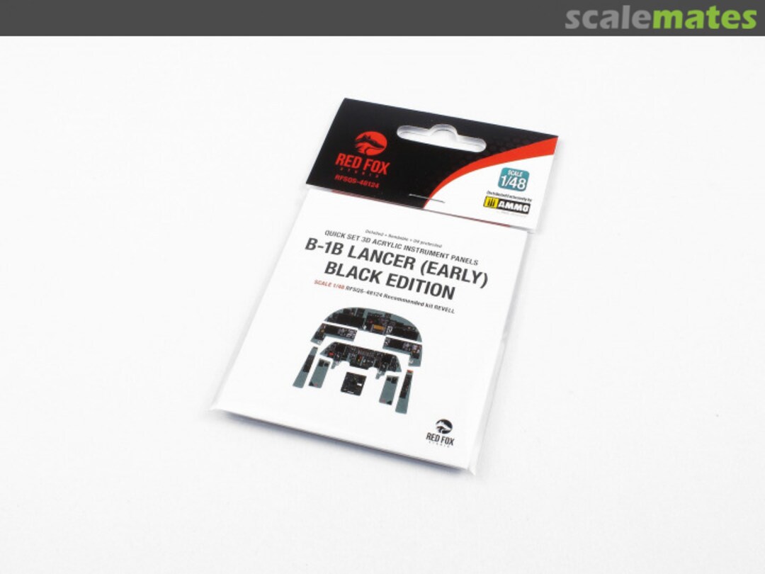 Boxart B-1B Lancer (Early) Black Edition RFSQS-48124 Red Fox Studio