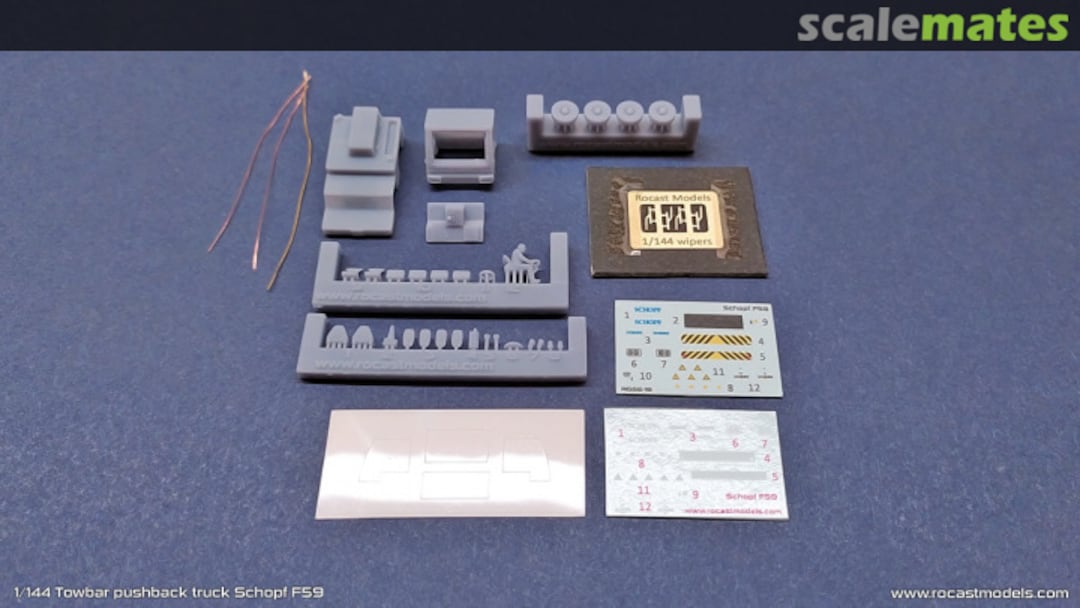 Contents Schopf F59 Towbar pushback truck RGSE-18 Rocast Scale Model Details