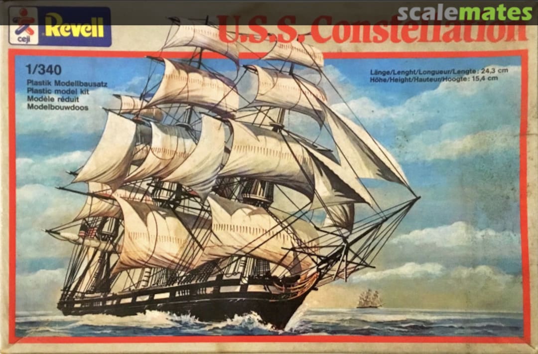 Boxart U.S.S. Constellation 5418 Revell Boxart U.S.S. Constellation 5418 Revell