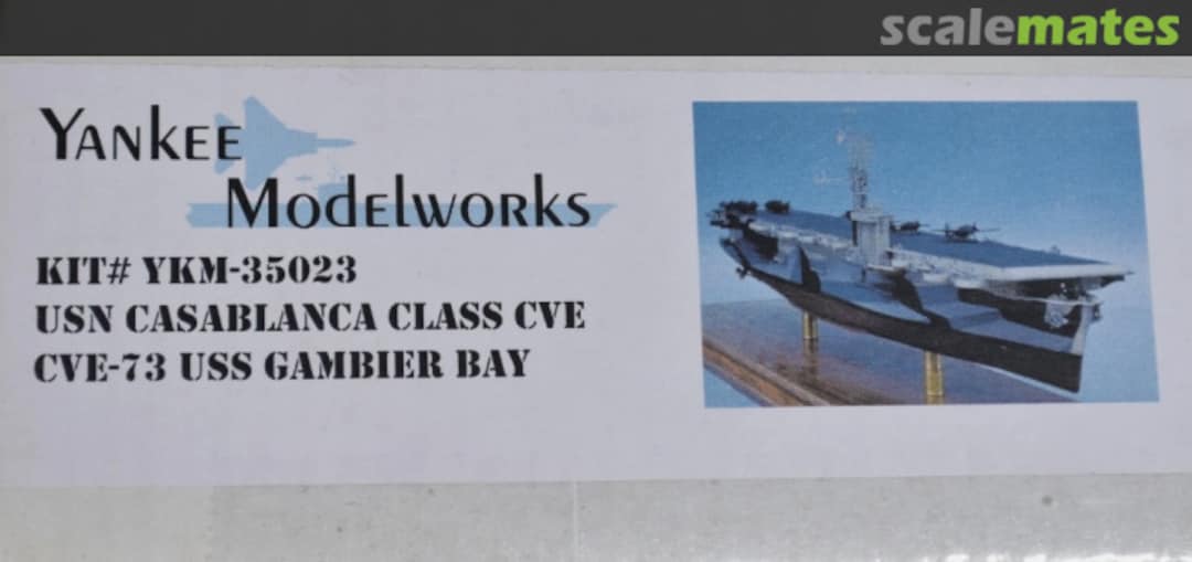 Boxart CVE-73 USS Gambier Bay YKM-35023 Yankee Modelworks