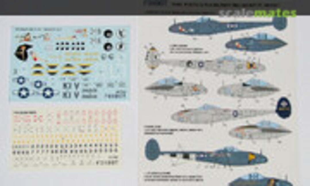 1:72 P-38 Pin-Up Nose Art, Part I (Foxbot 72-066) 72-066