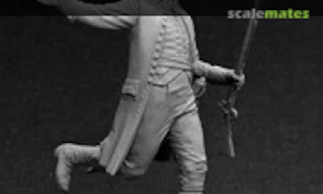 54mm Officer of the Jaeger teams of the guards infantry regiments, Russia 1786-96 (Chronos Miniatures CHM-54307) CHM-54307