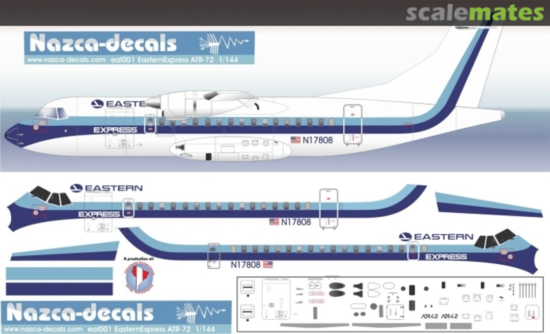 Boxart ATR 42-320 EAL001 Nazca decals Boxart ATR 42-320 EAL001 Nazca decals
