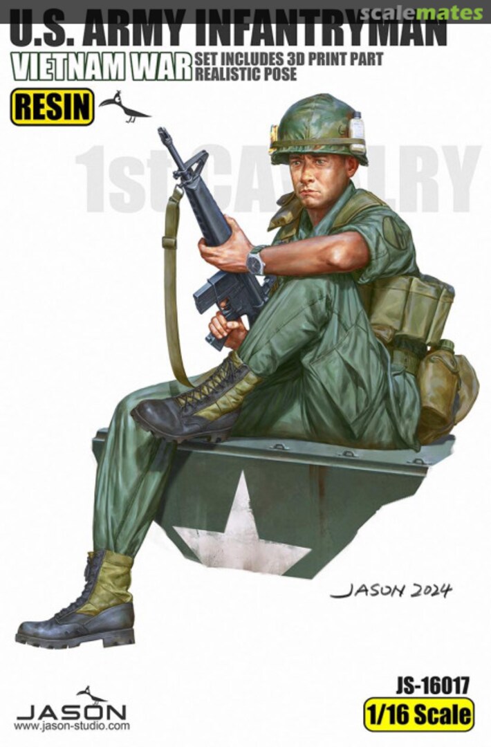 Boxart U.S. Army Infantryman JS-16017 Jason Studio