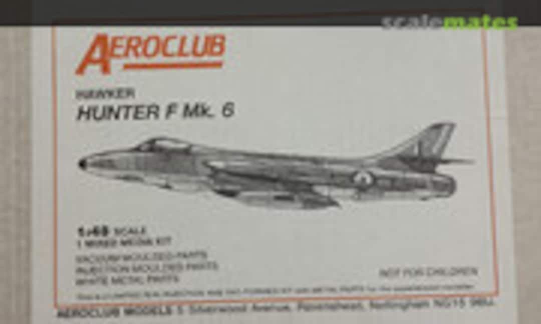 1:48 Hawker Hunter F.6 (Aeroclub K421) K421