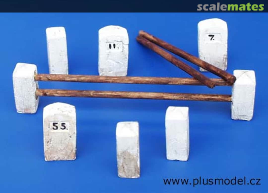 Boxart Road Quard Stones and Railings 084 PlusModel Boxart Road Quard Stones and Railings 084 PlusModel