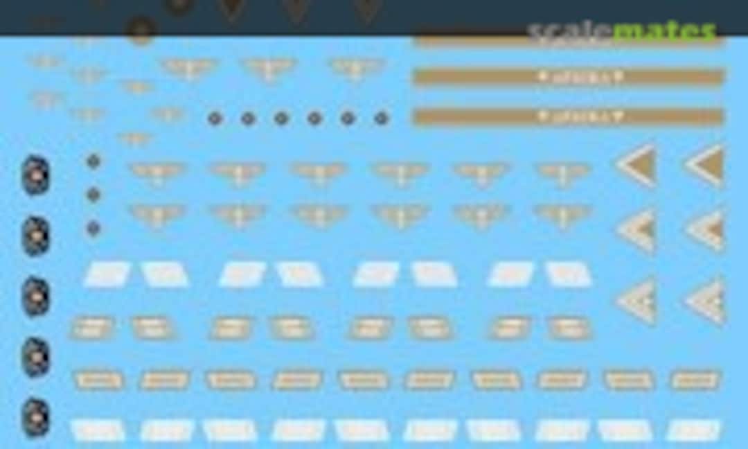 1:35 Afrika Korps Heer uniform patches for infantry troops (Archer FG35052A) FG35052A