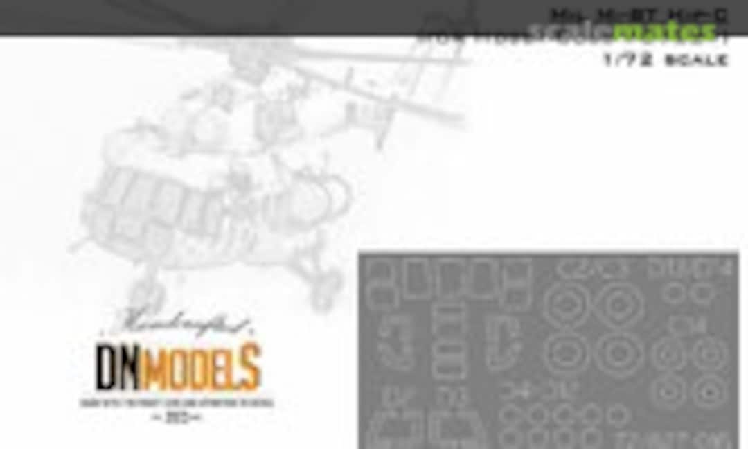 1:72 Mi-8/Mi-17 Hip - Canopy & Wheels Paint Masks (DN Models 72/827-016) 72/827-016