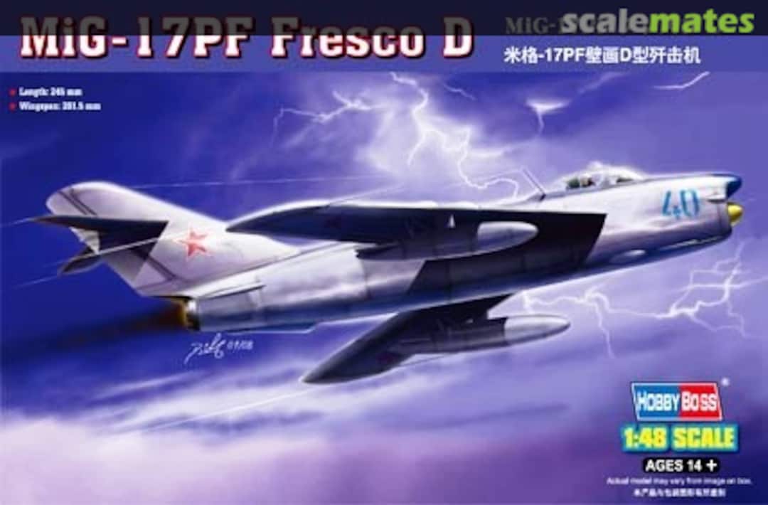 Boxart MiG-17 PF "Fresco D" 80336 HobbyBoss Boxart MiG-17 PF "Fresco D" 80336 HobbyBoss