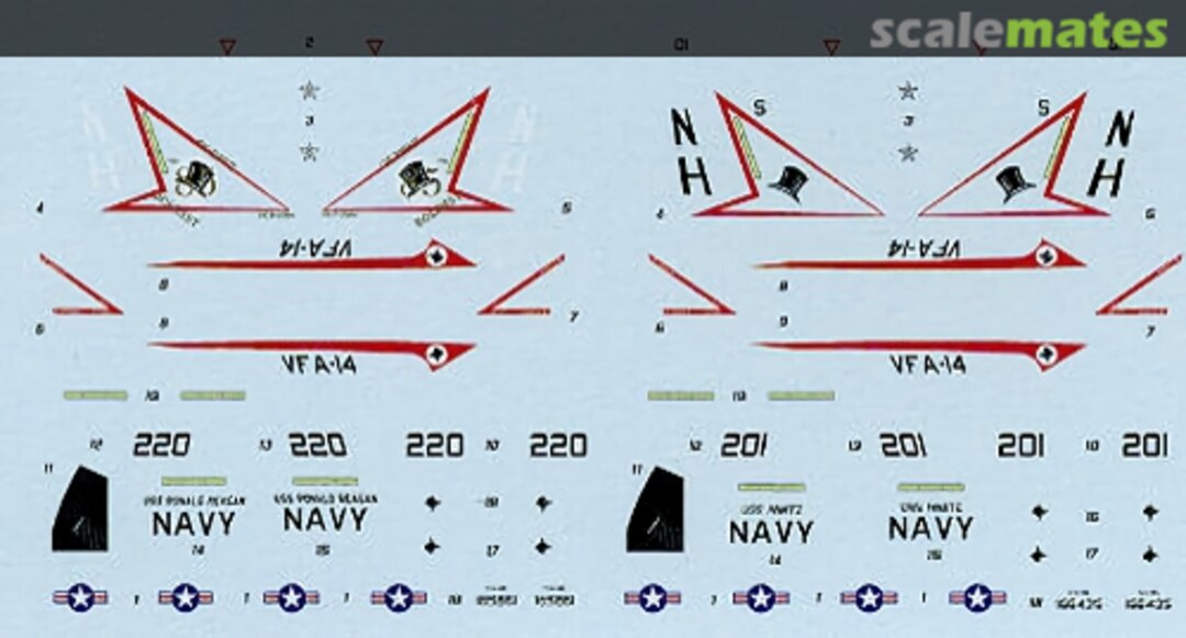 Boxart F-18E Tophatters 144-115 Starfighter Decals Boxart F-18E Tophatters 144-115 Starfighter Decals