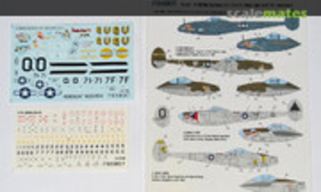 1:72 P-38 Pin-Up Nose Art, Part II (Foxbot 72-067) 72-067