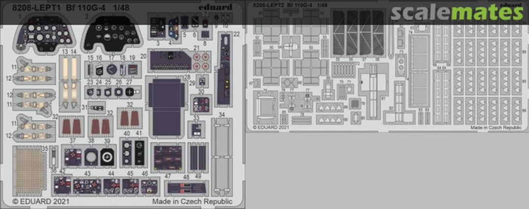 Boxart Bf 110G-4 PE-set 8208-LEPT Eduard Boxart Bf 110G-4 PE-set 8208-LEPT Eduard