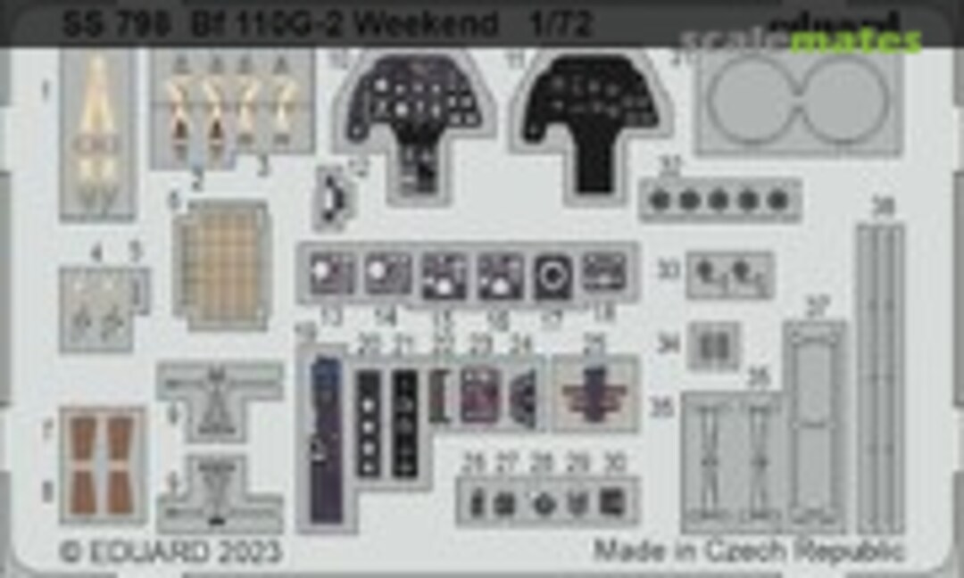 1:72 Bf 110G-2 Weekend EDUARD (Eduard SS798) SS798