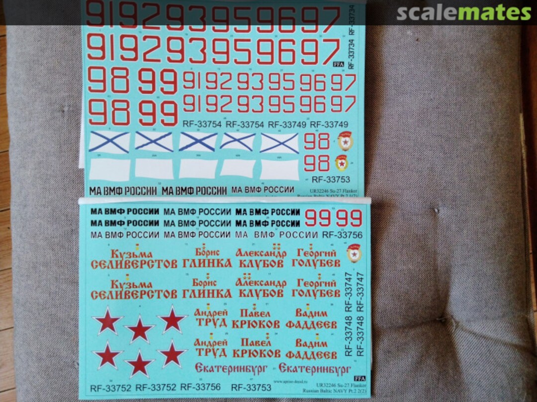 Contents Su-27 Flanker-B Baltic NAVY 689th GvIAP Pt.2, without stencils UR32246 UpRise Decal Contents Su-27 Flanker-B Baltic NAVY 689th GvIAP Pt.2, without stencils UR32246 UpRise Decal