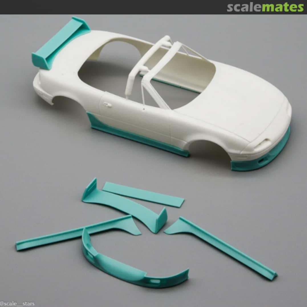 Contents Body kit A-SPEC AERO(type2) for MAZDA MX5 S124-114 Scale Stars Contents Body kit A-SPEC AERO(type2) for MAZDA MX5 S124-114 Scale Stars