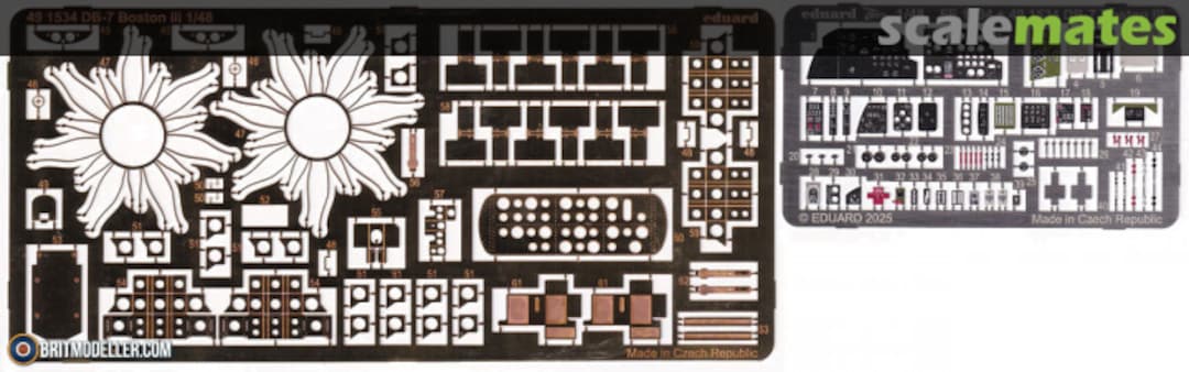 Boxart DB-7 Boston III detail set 491534 Eduard