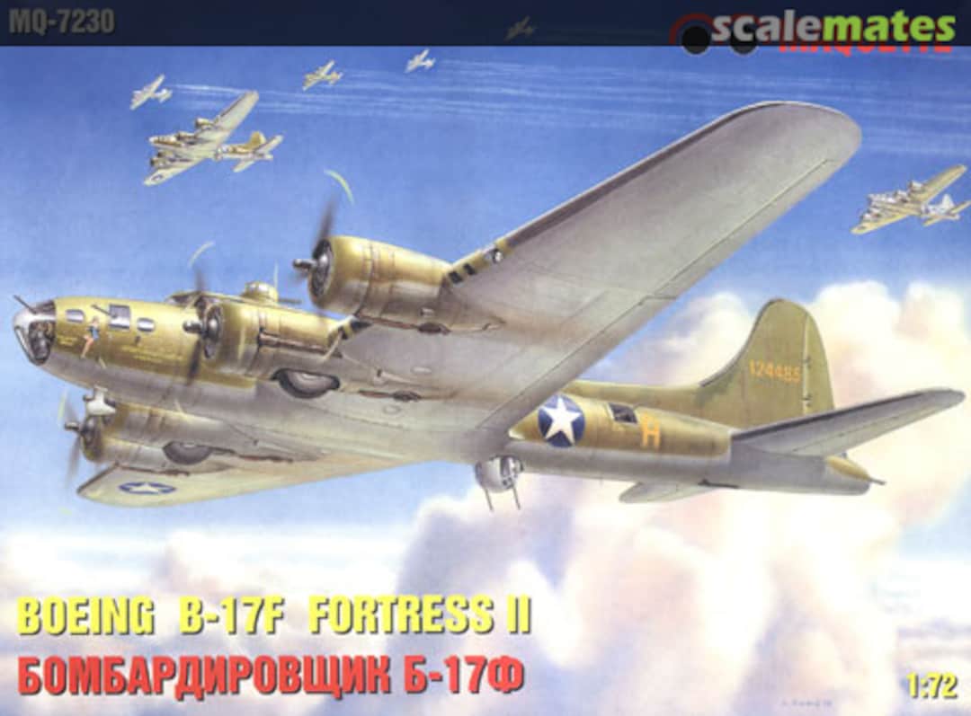 Boxart Boeing B-17F Fortress II MQ-7230 Maquette Boxart Boeing B-17F Fortress II MQ-7230 Maquette