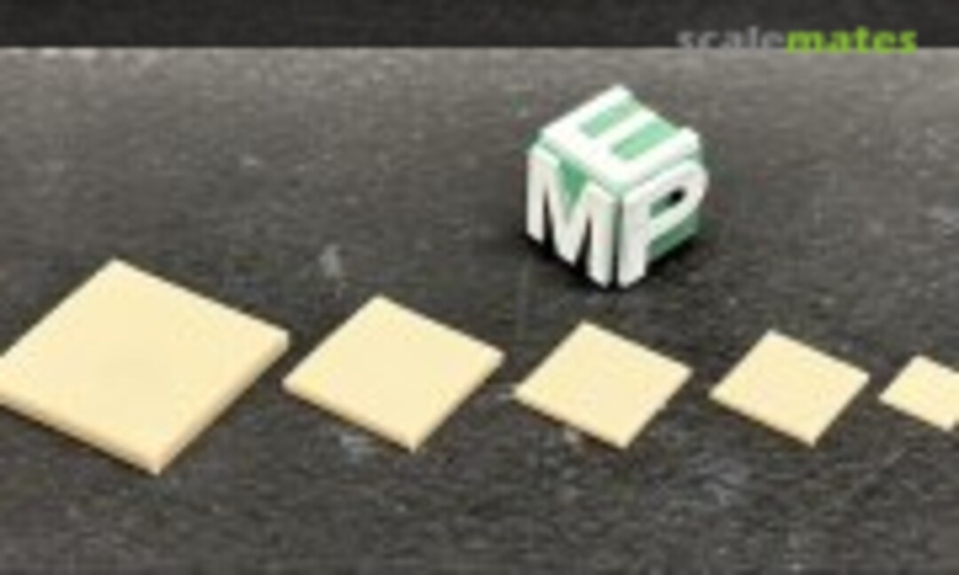 1:35 Pavement tiles - WWII - large bevelled (EMP3d 35121110-30) 35121110-30