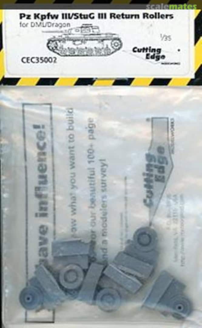 Boxart Pz.Kpfw.III & StuG III Return Rollers CEC35002 Cutting Edge Modelworks Boxart Pz.Kpfw.III & StuG III Return Rollers CEC35002 Cutting Edge Modelworks