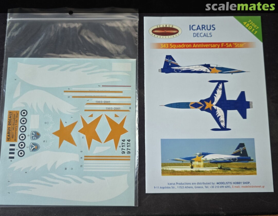 Contents F-5A "Star" 48011 Icarus Productions Contents F-5A "Star" 48011 Icarus Productions
