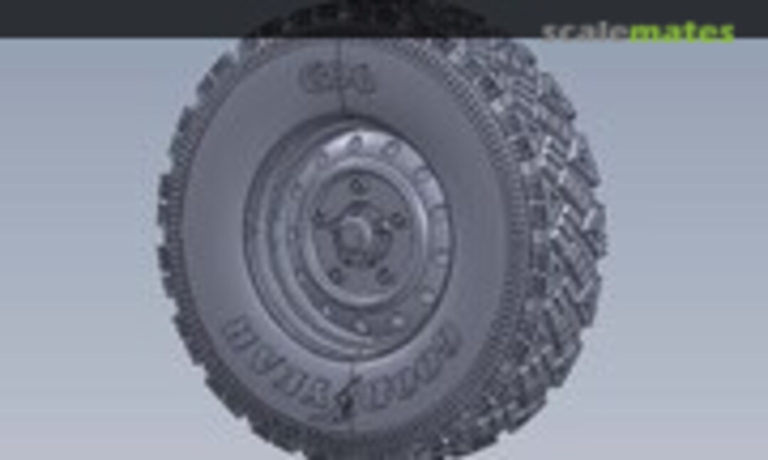 1:35 Wolf W.M.I.K Aggressive Tread pattern Wheels (Legend Productions LF1228)