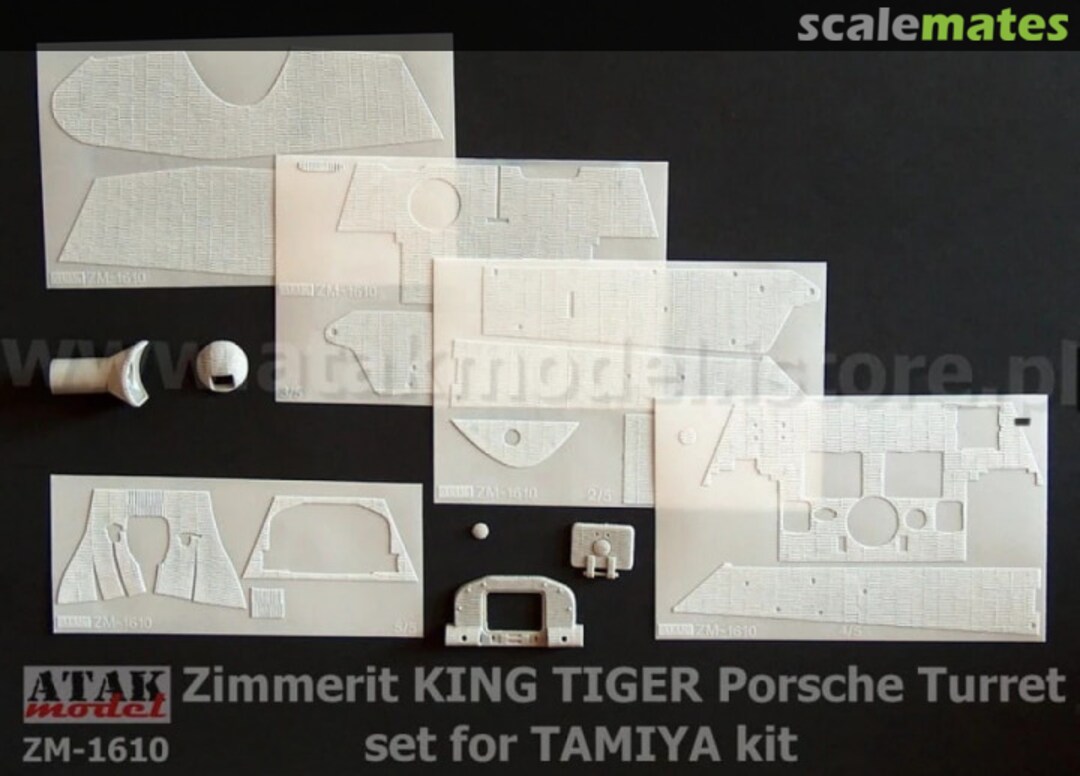 Boxart KING Tiger Porsche Turret - Tamiya - ZM1610 Atak Model Boxart KING Tiger Porsche Turret - Tamiya - ZM1610 Atak Model
