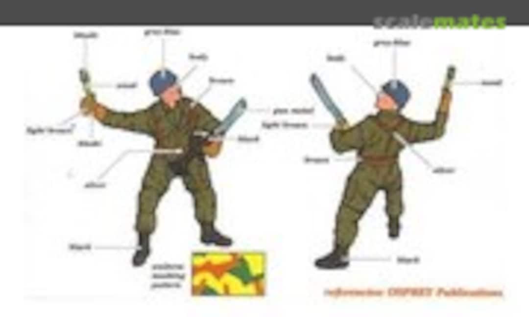 1:48 German paratrooper with FG-42 Figurines (Aires HW48002) HW48002