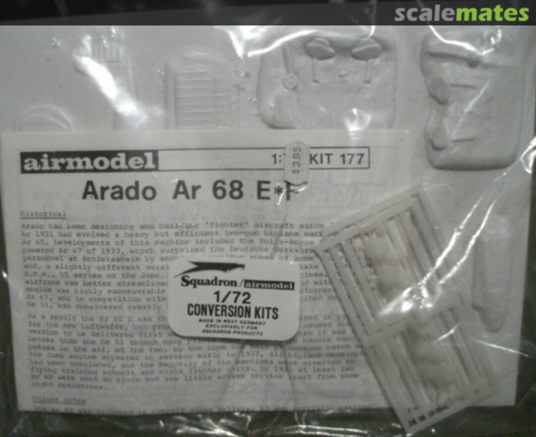 Boxart Arado Ar 68 E*F 177 Airmodel