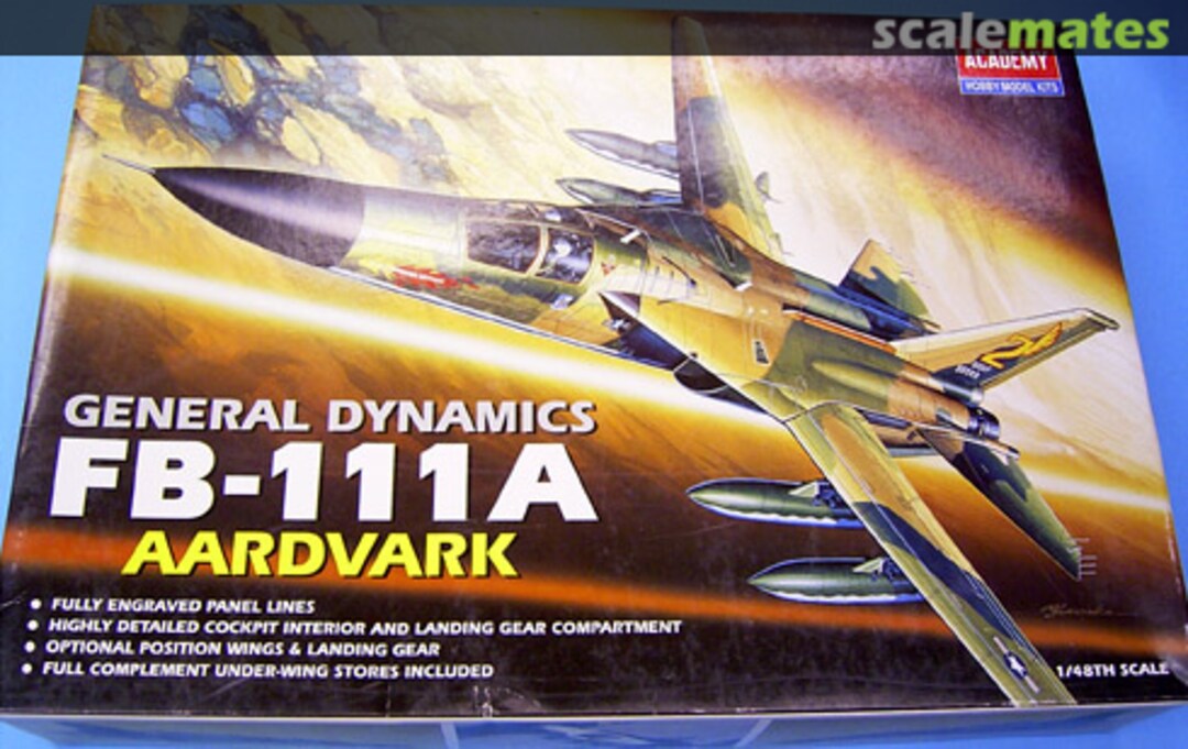 Boxart FB-111A Aardvark Bomber 01648 Academy