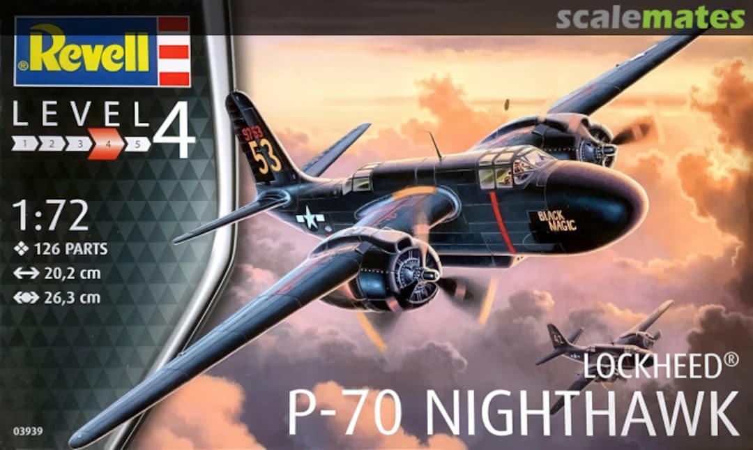 Boxart Lockheed P-70 Nighthawk 03939 Revell