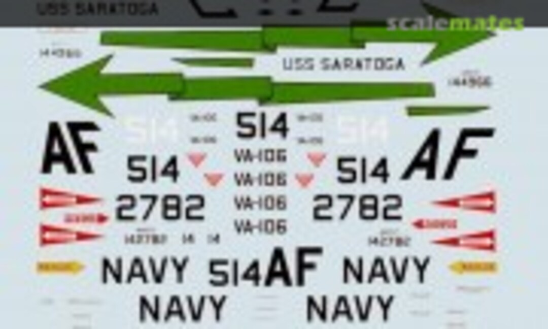 1:48 USN A4D-2 (A-4B) Skyhawks (SuperScale International 48-756) 48-756