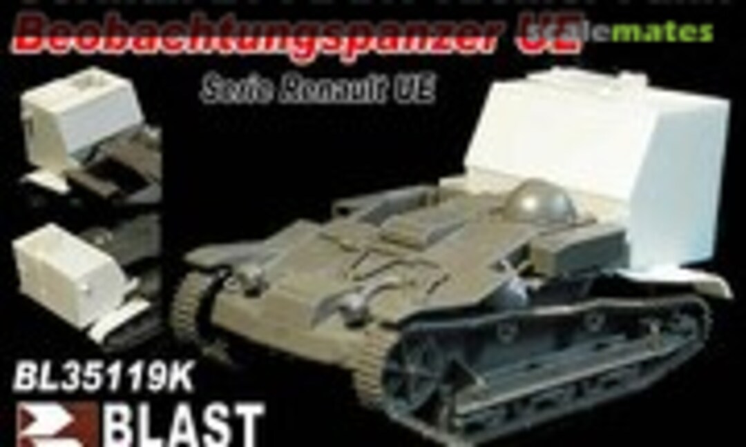 1:35 German 21 Pz Div kleiner Funk und Beobachtungspanzer auf Infanterie-Schlepper UE 630(f) (Blast Models BL35119K) BL35119K