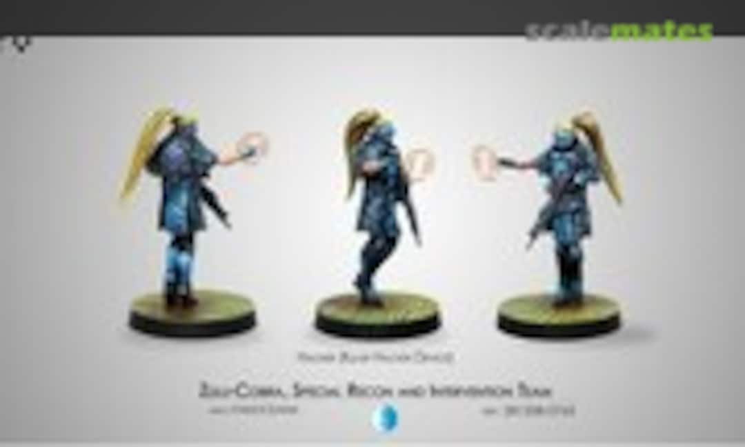 28mm ZULU COBRA, SPECIAL RECON AND INTERVENTION TEAM (HACKER) (Corvus Belli 281208-0763) 281208-0763