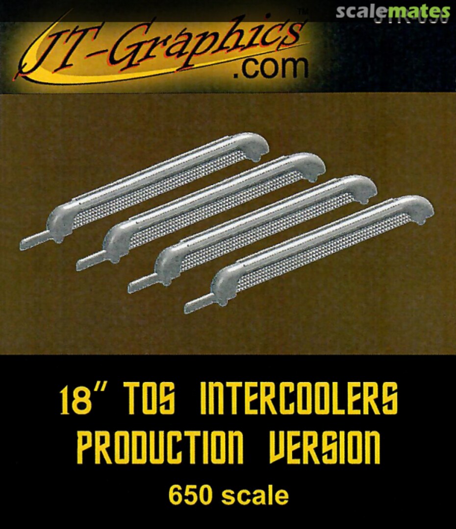 Boxart 18" TOS Intercoolers Production Version JTR-050 JT-Graphics