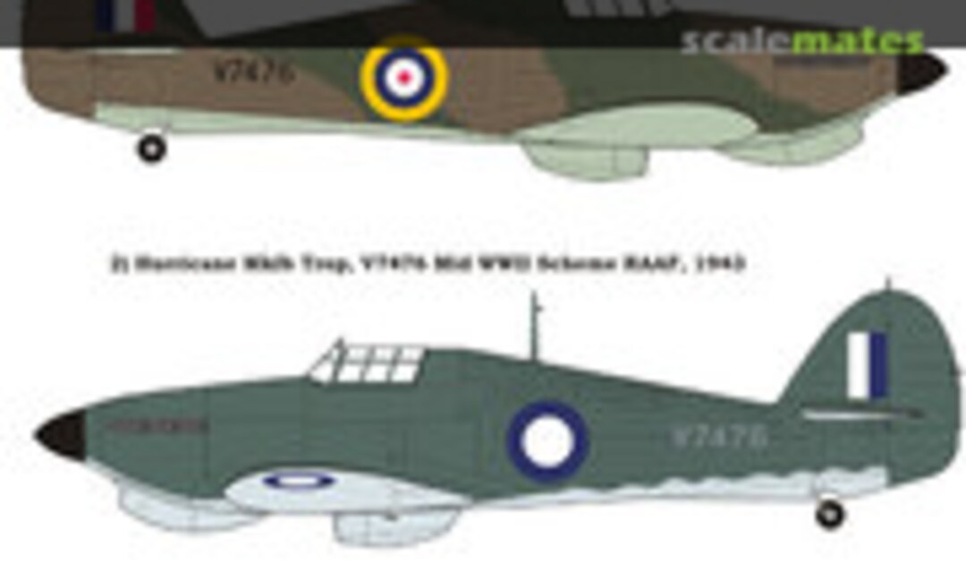 1:24 Hawker Hurricane Mk.I Trop (Aussie Decals A24060) A24060