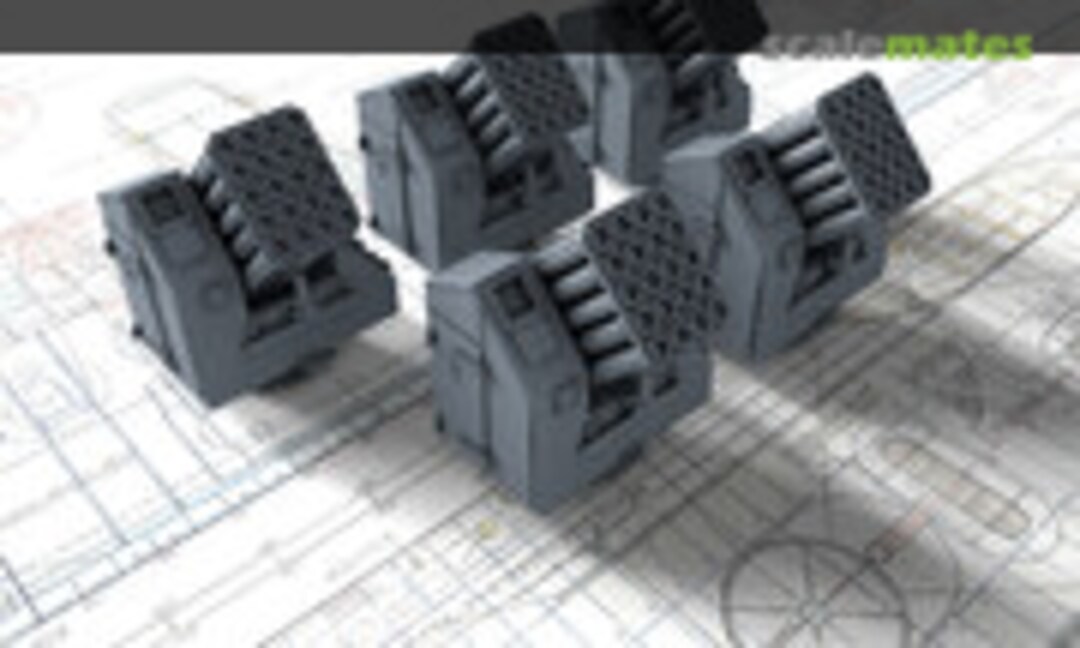 1:700 1/700 HMS Hood 7" UP Launchers x5 (Micro Master 05) 05