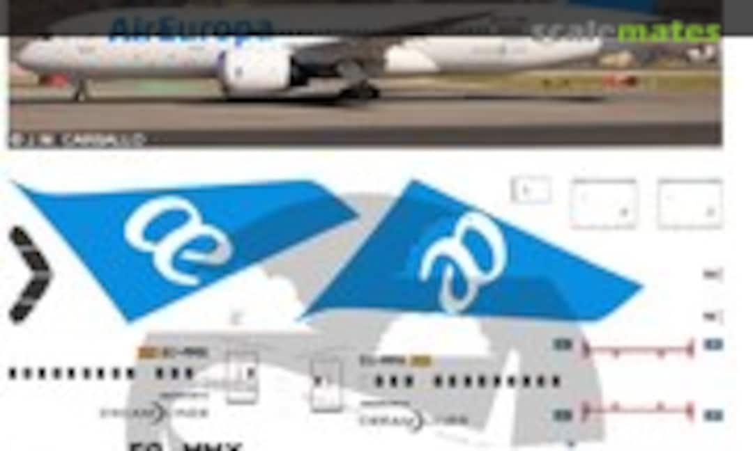 1:144 Air Europa Boeing 787-8 (V1 Decals V1D0386-144) V1D0386-144