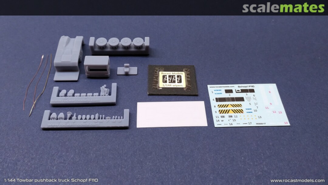 Contents Schopf F110 Towbar pushback truck RGSE-17 Rocast Scale Model Details